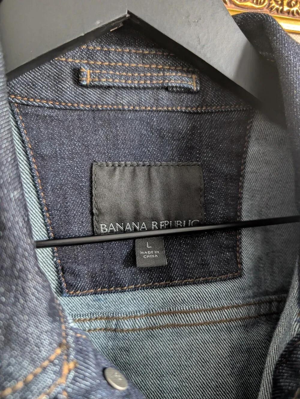 NWOT Banana Republic Dark Indigo Denim Jacket - Classic Trucker